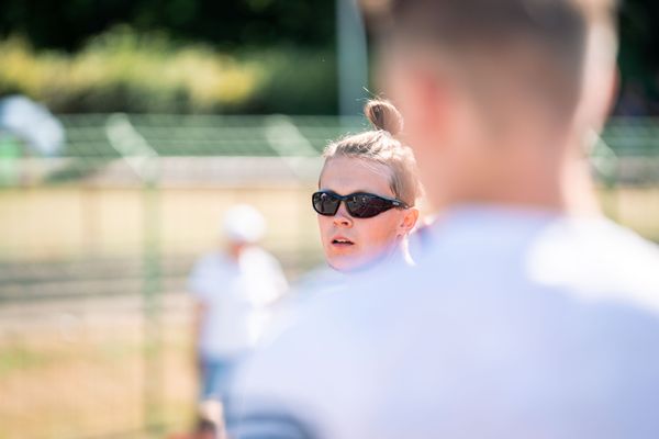 Nils Huhtakangas (LG Osnabrueck) am 02.07.2022 waehrend den NLV+BLV Leichtathletik-Landesmeisterschaften im Jahnstadion in Goettingen (Tag 1)